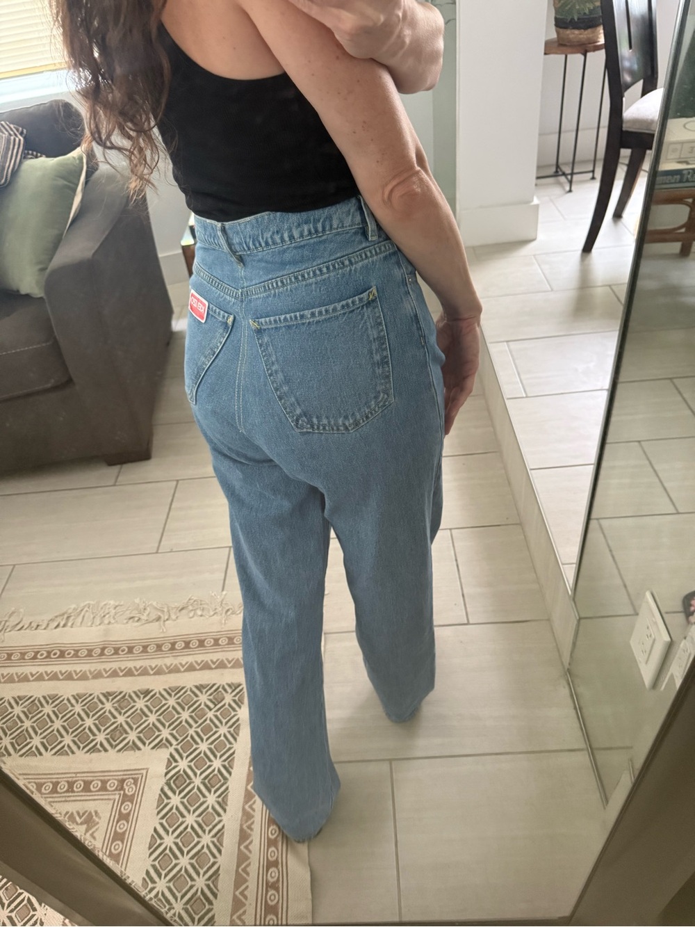 Kenzo High-Waist Straight Leg Jeans Size 30 - Picture 3 of 7